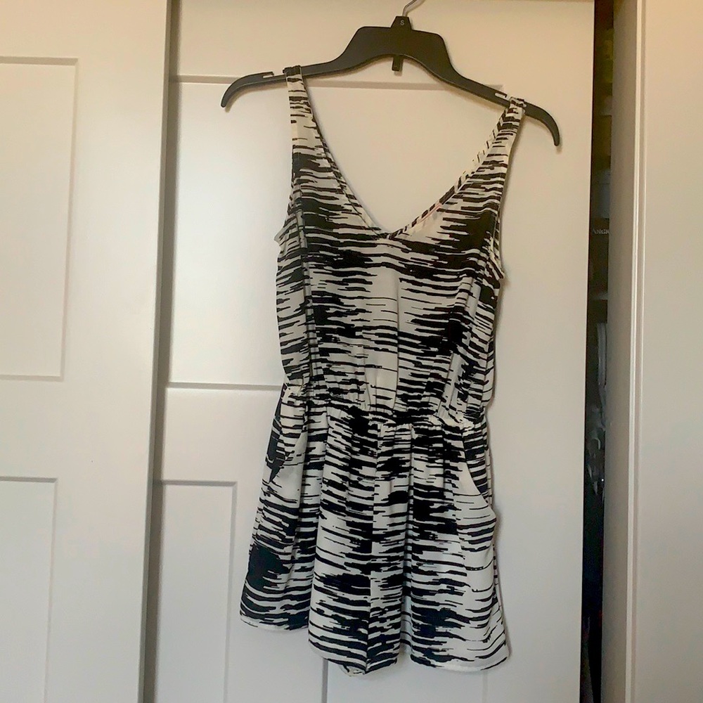 Black & White Romper